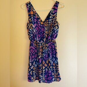 Women’s Forever 21 Print Mini Dress, Size Small